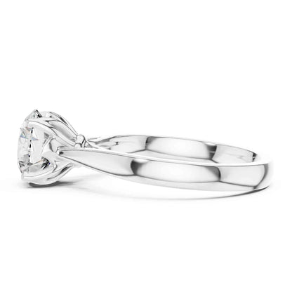 1.5 Carat Round Lab-Grown Diamond Solitaire Ring