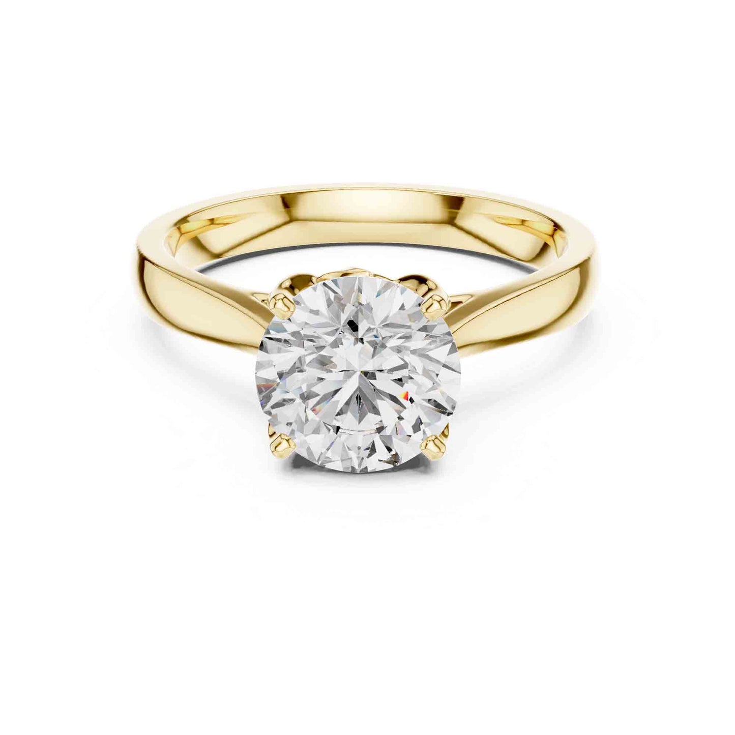 1.5 Carat Round Lab-Grown Diamond Solitaire Ring