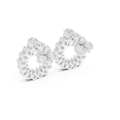 Multi-Shape Lab Grown Diamond Statement Stud Earrings