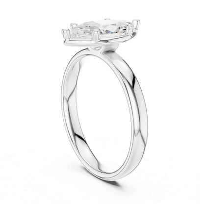 1.5 Carat Marquise Cut Solitaire Diamond Engagement Ring