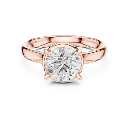 1.5 Carat Round Cut Solitaire Diamond Engagement Ring
