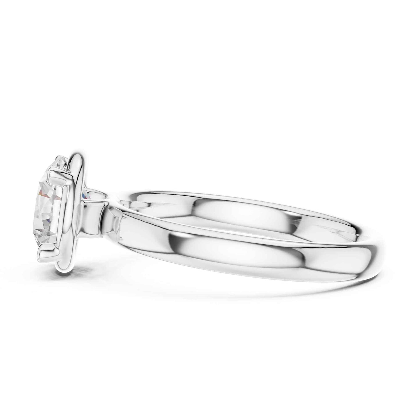 1.5 Carat Round Cut Solitaire Diamond Engagement Ring