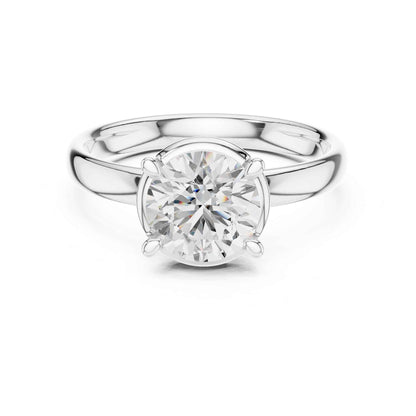 1.5 Carat Round Cut Solitaire Diamond Engagement Ring