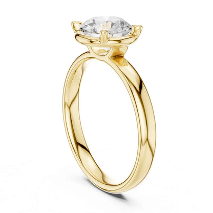 1.5 Carat Round Cut Solitaire Diamond Engagement Ring