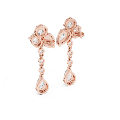 Imperial Cascade Lab Grown Diamond Drop & Dangle Earrings
