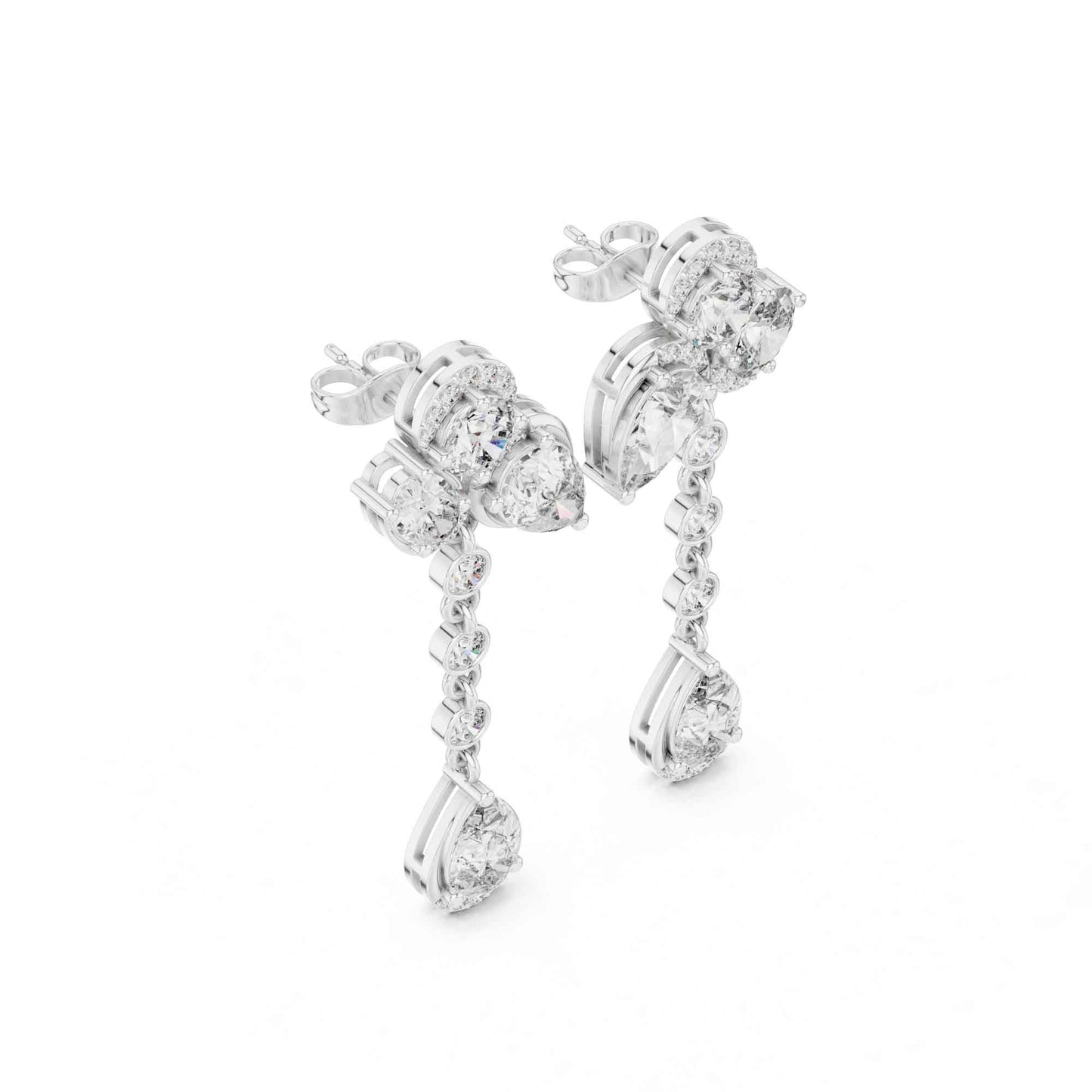 Imperial Cascade Lab Grown Diamond Drop & Dangle Earrings