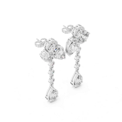 Imperial Cascade Lab Grown Diamond Drop & Dangle Earrings