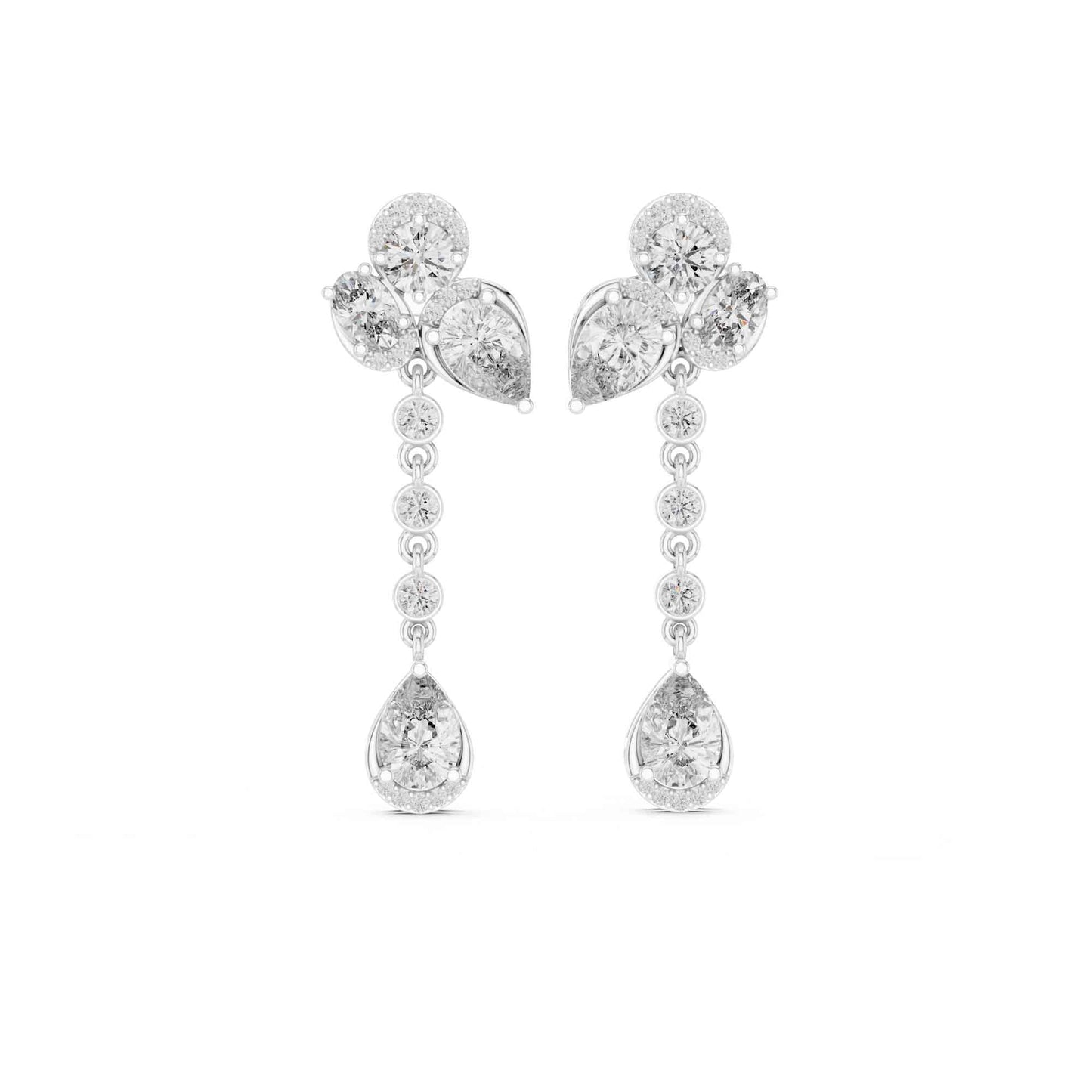 Imperial Cascade Lab Grown Diamond Drop & Dangle Earrings