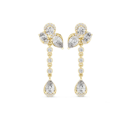 Imperial Cascade Lab Grown Diamond Drop & Dangle Earrings