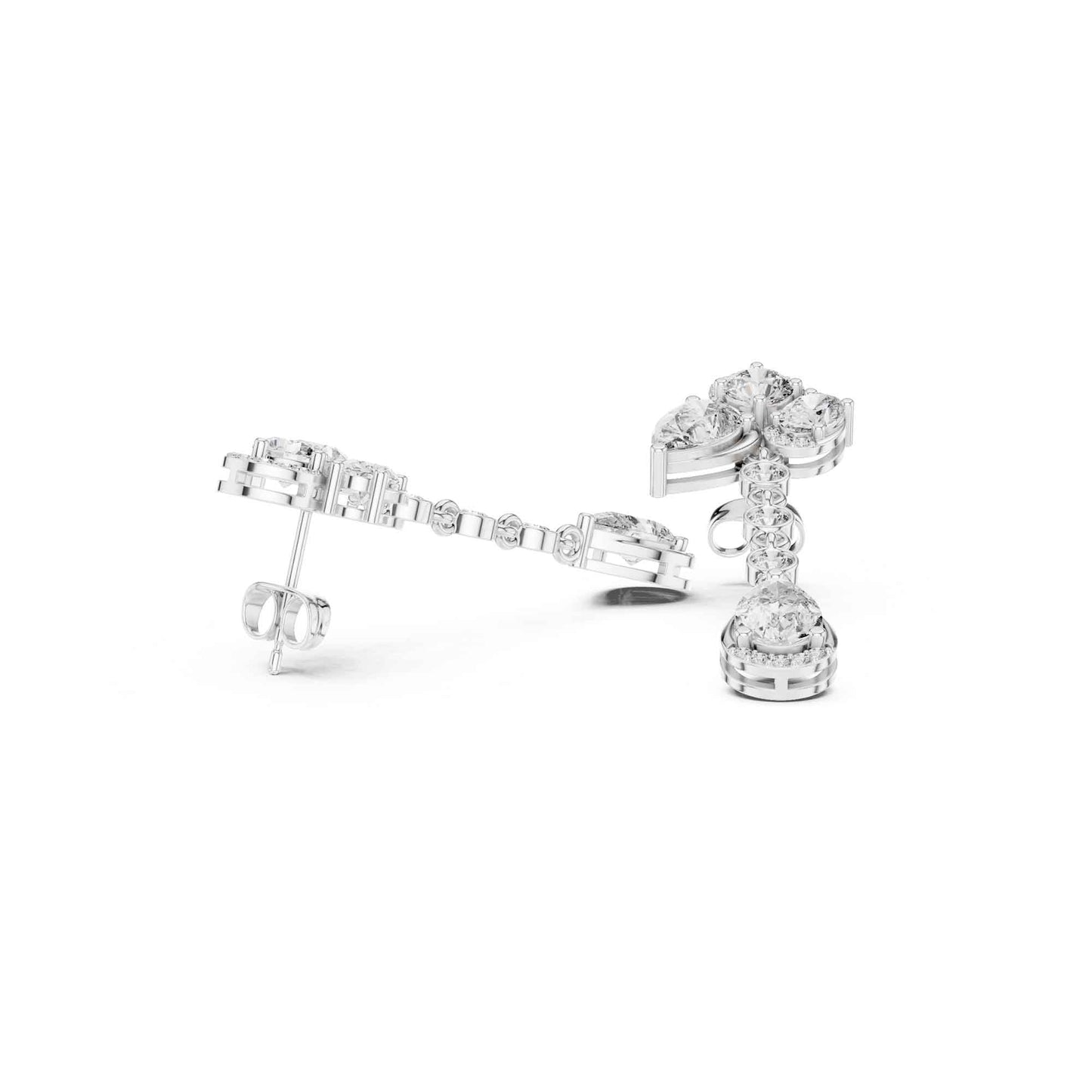 Imperial Cascade Lab Grown Diamond Drop & Dangle Earrings