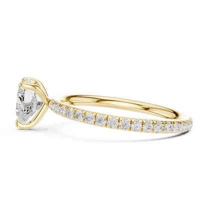1 Carat Classic Heart Shaped Diamond Engagement Ring