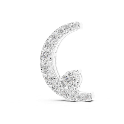 Lunar Blessings Lab Grown Diamond Crescent Chain & Pendant
