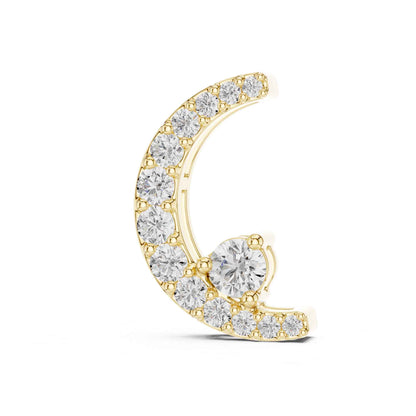 Lunar Blessings Lab Grown Diamond Crescent Chain & Pendant