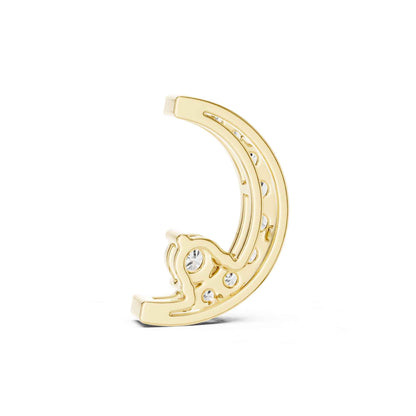 Lunar Blessings Lab Grown Diamond Crescent Chain & Pendant
