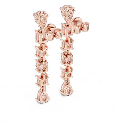 Celeste Multi-Shape Lab Grown Diamond Drop & Dangle Earrings