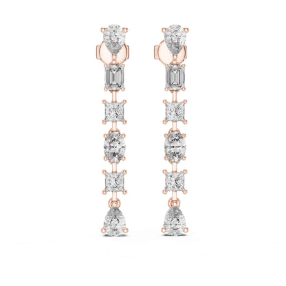 Celeste Multi-Shape Lab Grown Diamond Drop & Dangle Earrings
