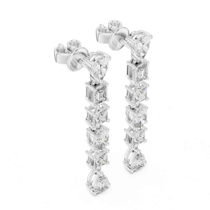Celeste Multi-Shape Lab Grown Diamond Drop & Dangle Earrings