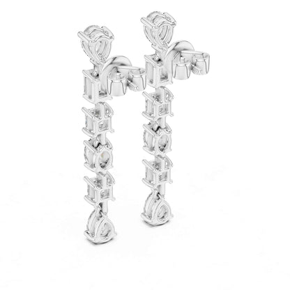 Celeste Multi-Shape Lab Grown Diamond Drop & Dangle Earrings