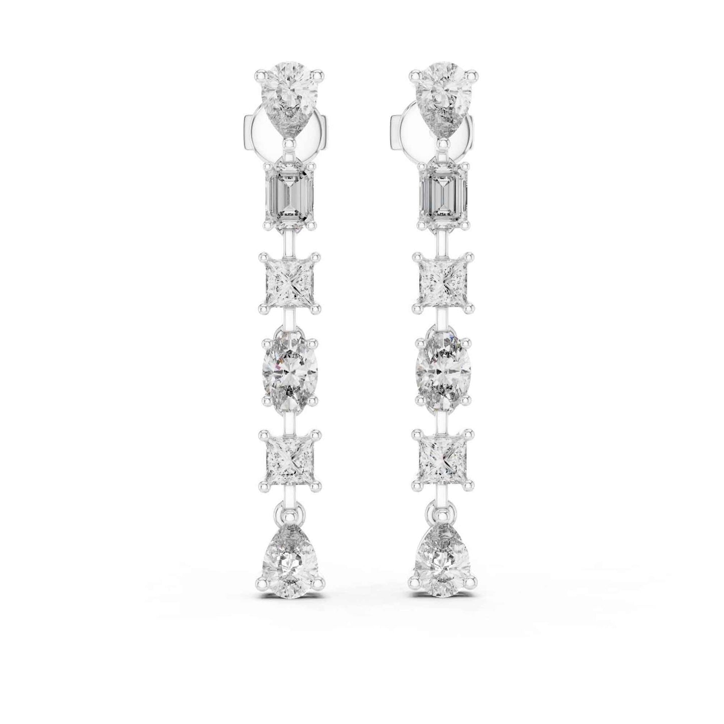 Celeste Multi-Shape Lab Grown Diamond Drop & Dangle Earrings