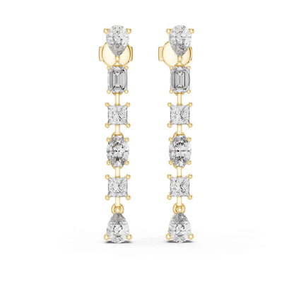 Celeste Multi-Shape Lab Grown Diamond Drop & Dangle Earrings
