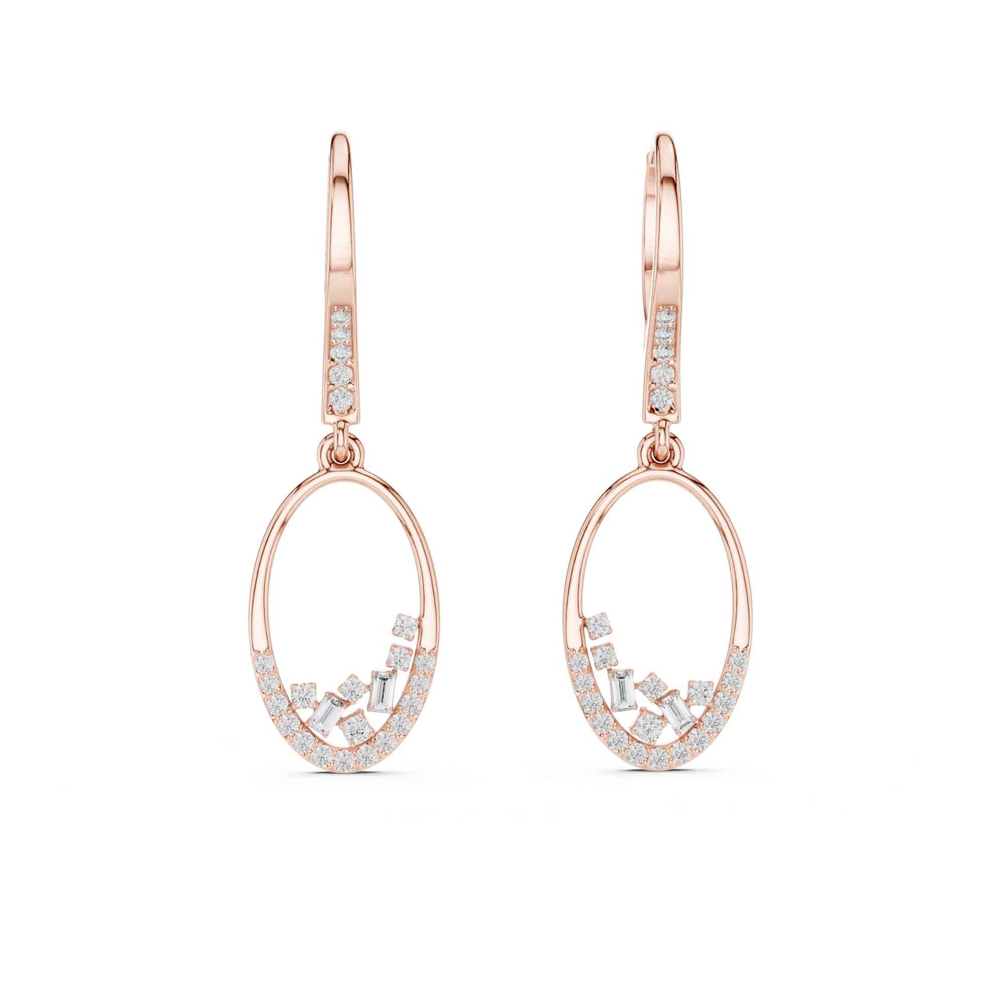 Celeste Multi-Shape Lab Grown Diamond Drop & Dangle Earrings