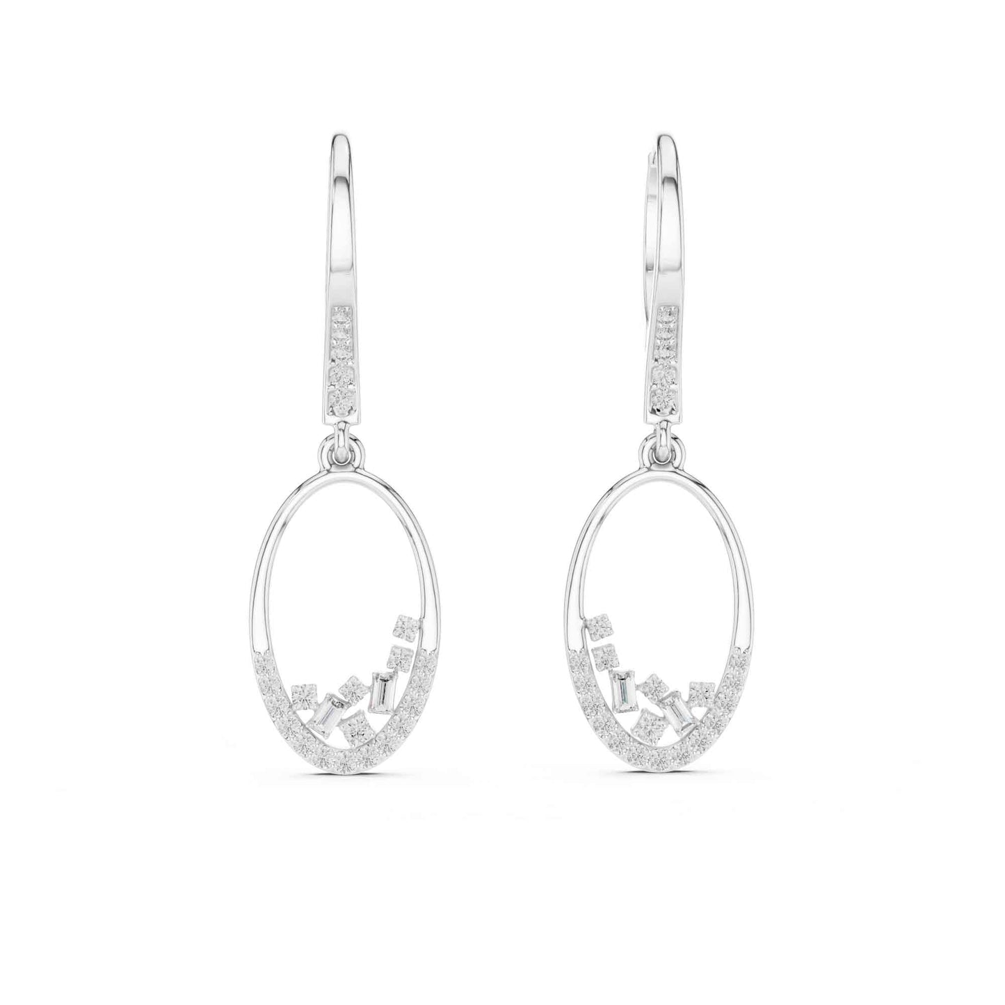 Celeste Multi-Shape Lab Grown Diamond Drop & Dangle Earrings