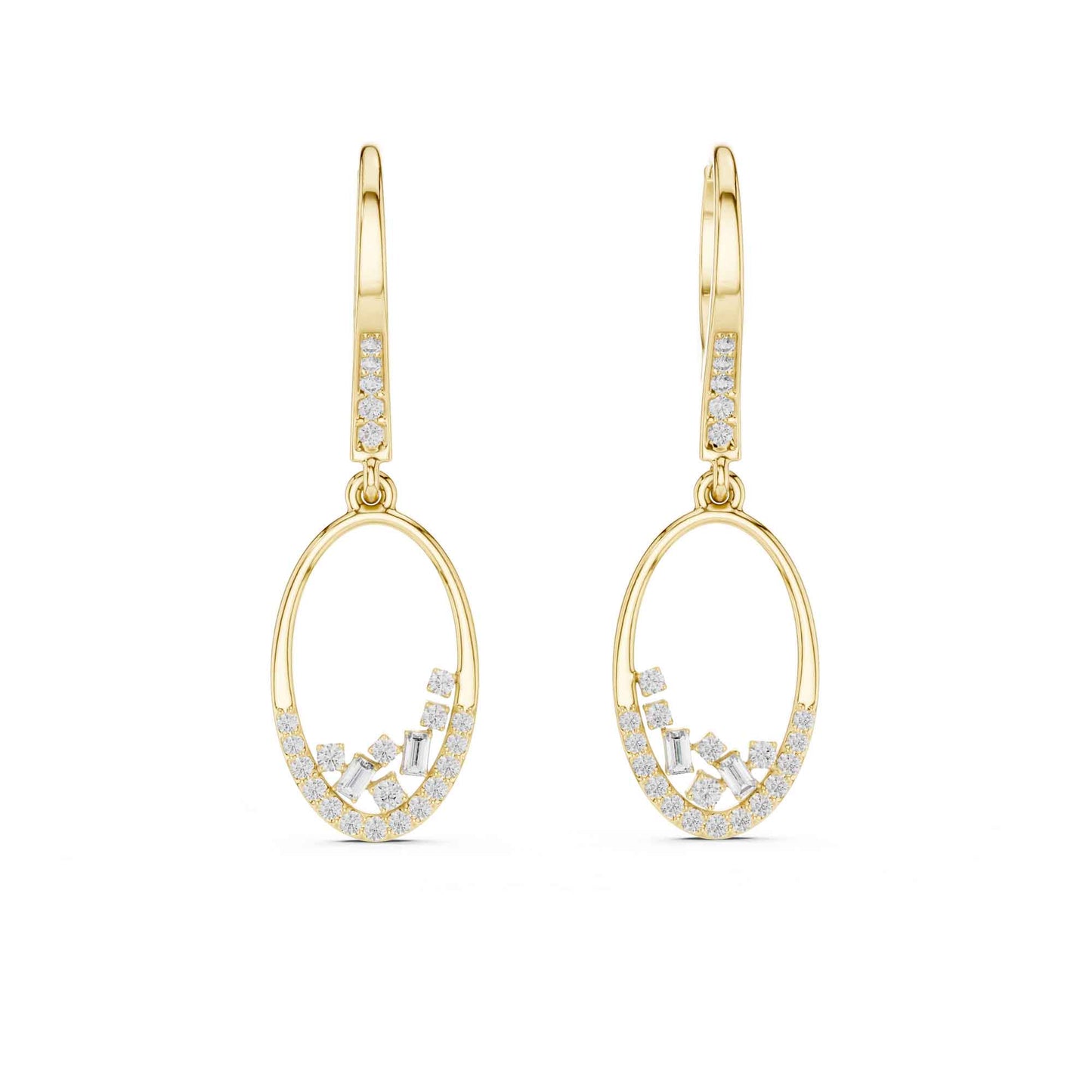 Celeste Multi-Shape Lab Grown Diamond Drop & Dangle Earrings