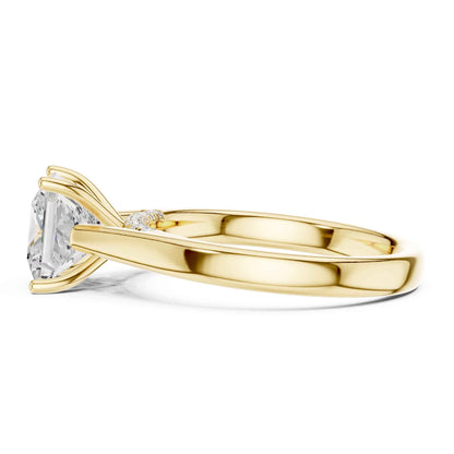 2 Carat Princess Cut Lab Grown Diamond Engagement Ring