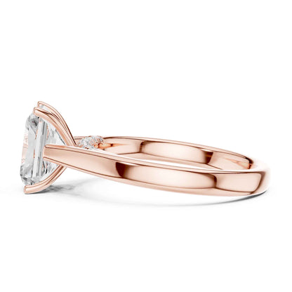 2 Carat Radiant Cut Lab Grown Diamond Engagement Ring
