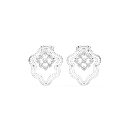 Bloom Halo Lab Grown Diamond Stud Earrings