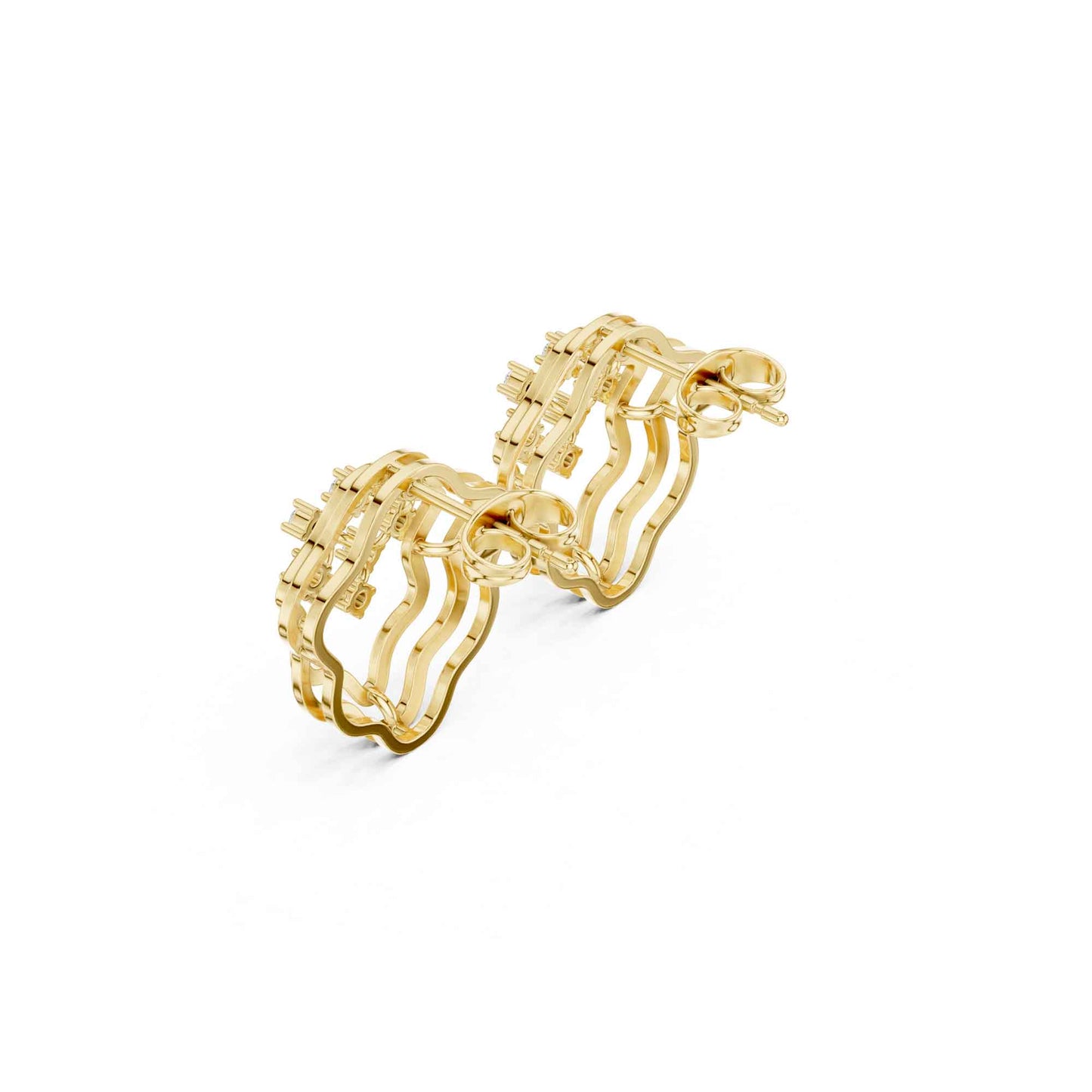 Bloom Halo Lab Grown Diamond Stud Earrings