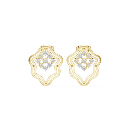 Bloom Halo Lab Grown Diamond Stud Earrings