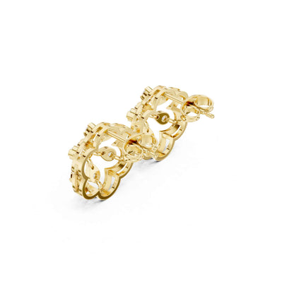Classic Round Cut Lab Grown Diamond Stud Earrings