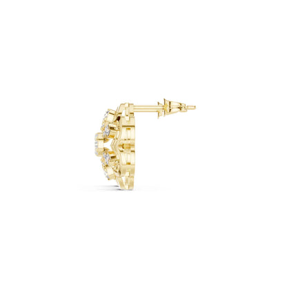 Classic Round Cut Lab Grown Diamond Stud Earrings