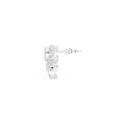 Classic Round Cut Lab Grown Diamond Stud Earrings