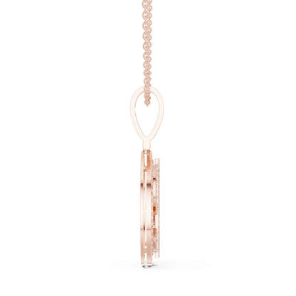 Pavé Lab Grown Diamond Dollar Sign Medallion Chain & Pendant