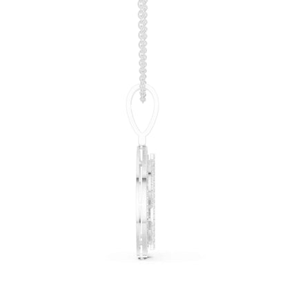 Pavé Lab Grown Diamond Dollar Sign Medallion Chain & Pendant