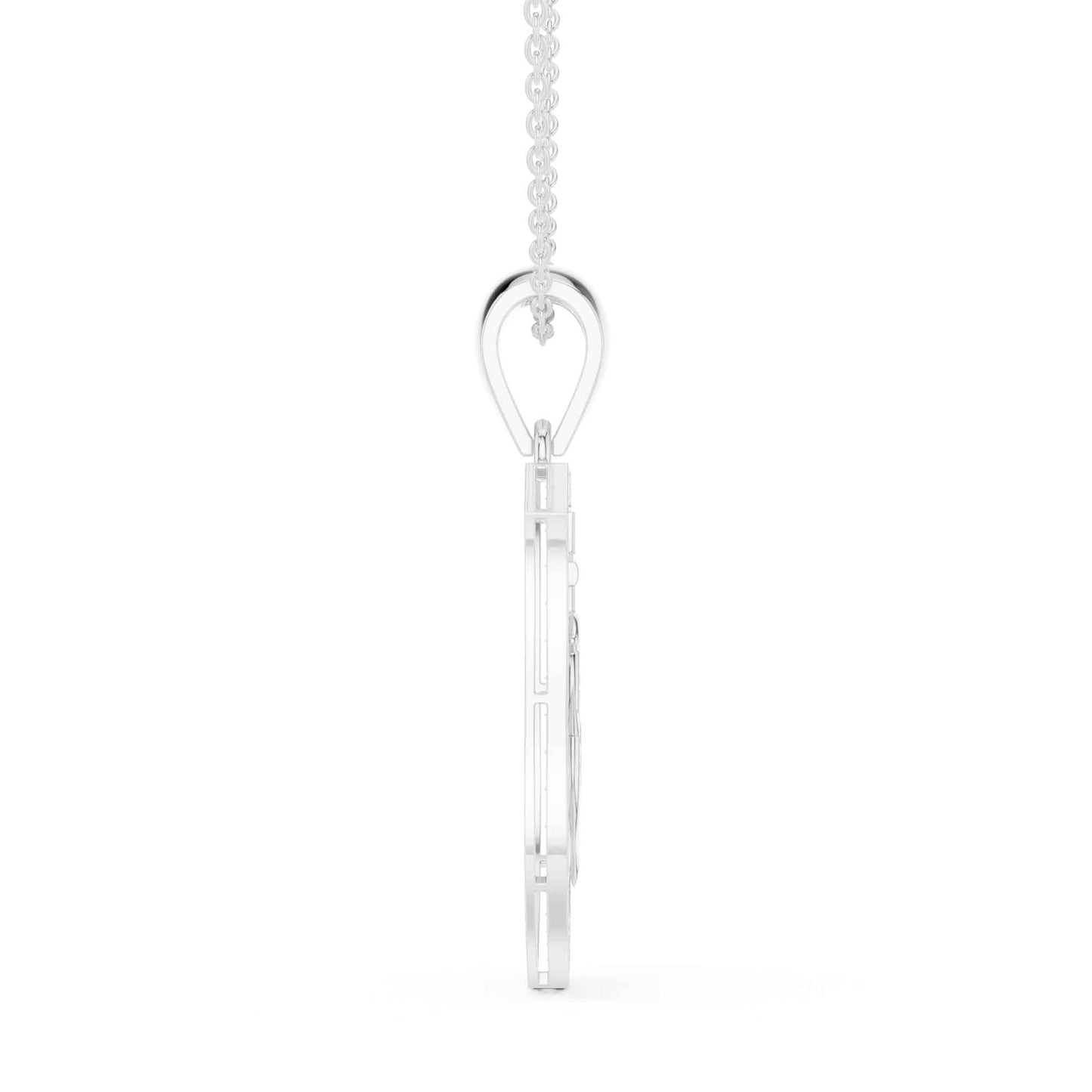 Anchor & Helm Lab Grown Diamond Shield Chain & Pendant