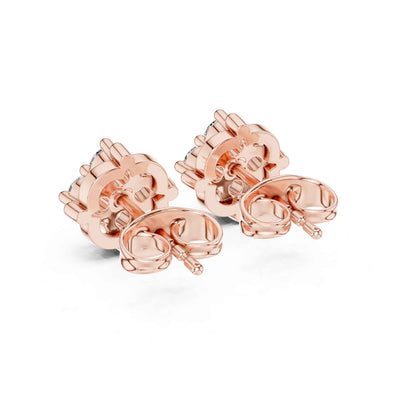 Celeste Bloom Lab Grown Diamond Stud Earrings