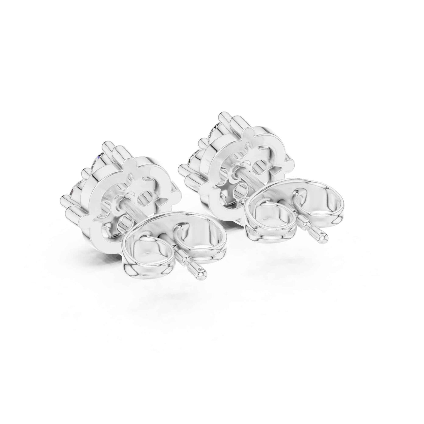 Celeste Bloom Lab Grown Diamond Stud Earrings