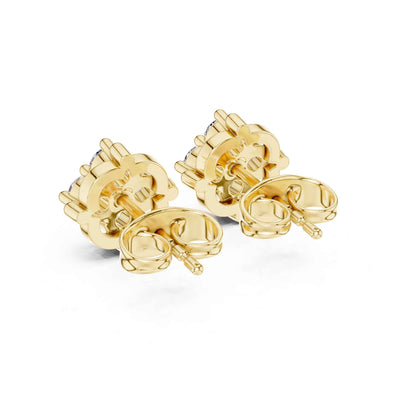 Celeste Bloom Lab Grown Diamond Stud Earrings