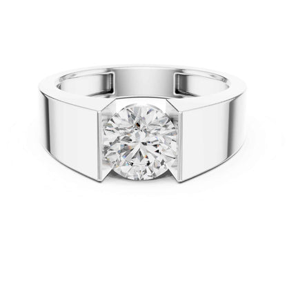 1.5 Carat Bold Round-Cut Diamond Statement Ring