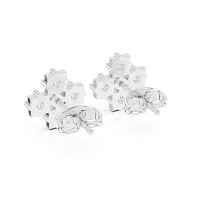 Floral Halo Lab Grown Diamond Stud Earrings