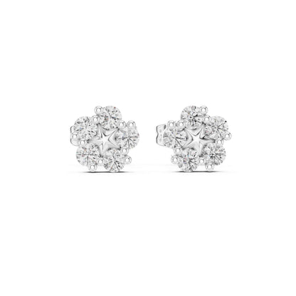 Royal Clover Lab Grown Diamond Stud Earrings
