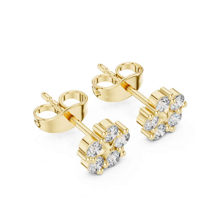 Royal Clover Lab Grown Diamond Stud Earrings