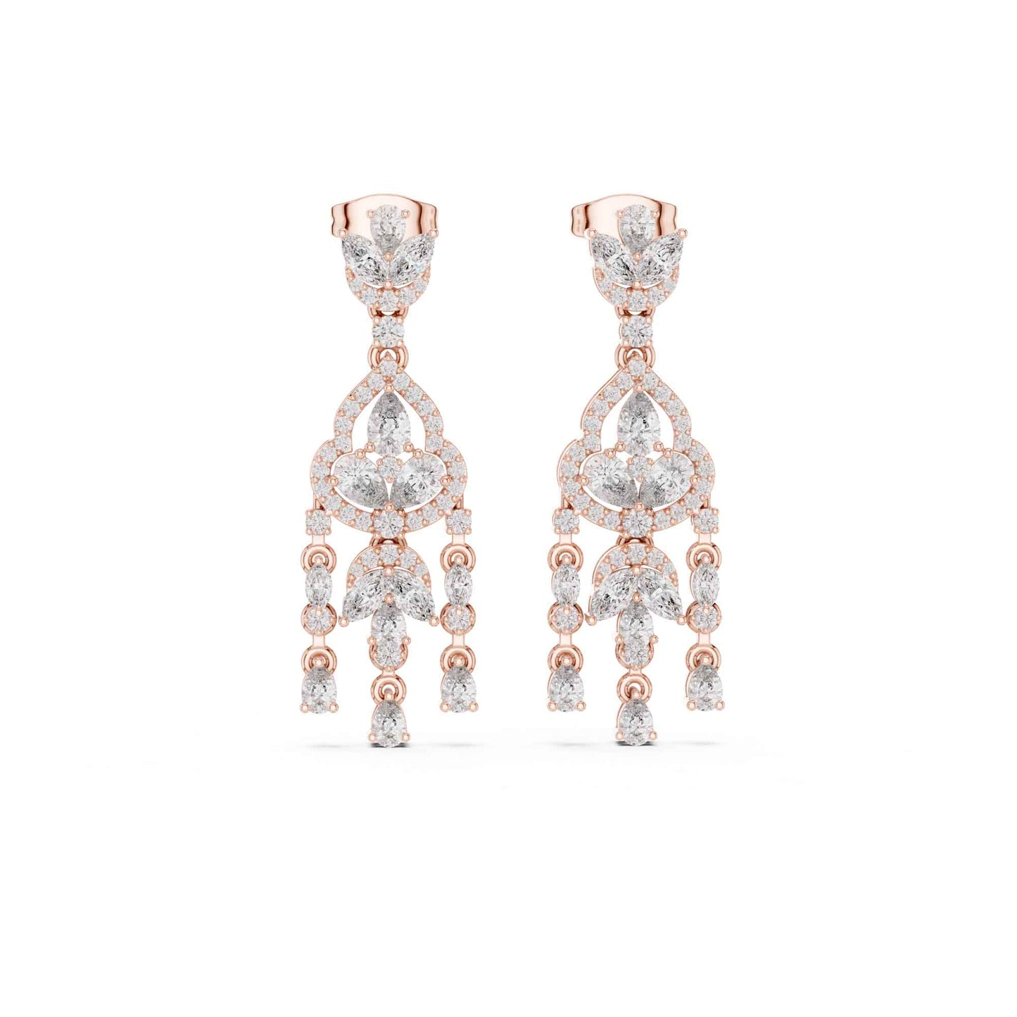 Imperial Chandelier Diamond Drop & Dangle Earrings