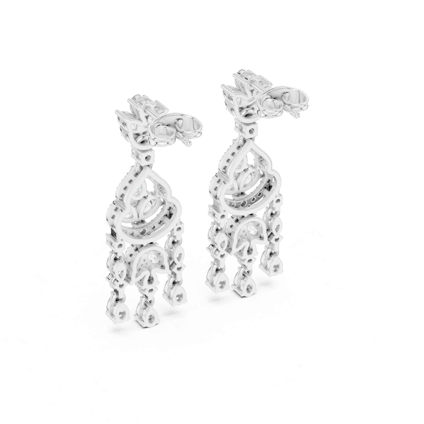 Imperial Chandelier Diamond Drop & Dangle Earrings