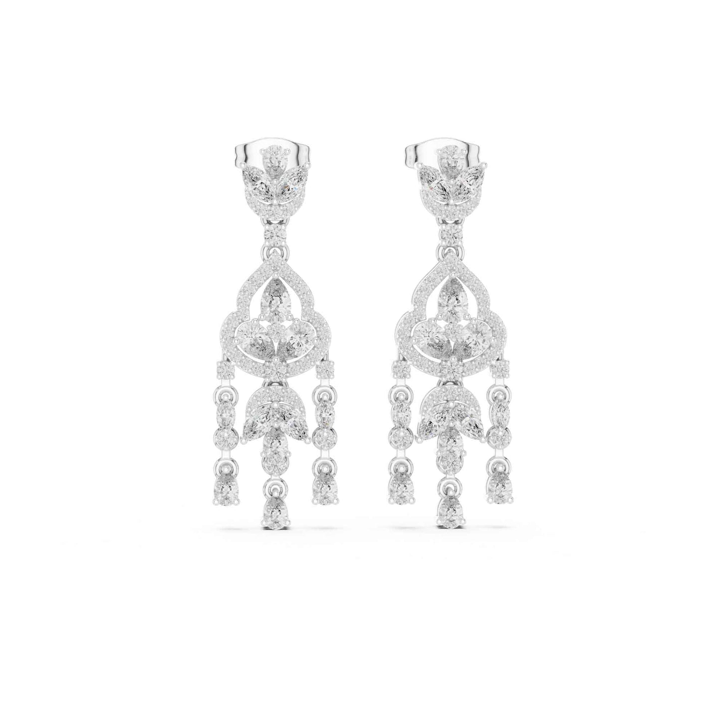Imperial Chandelier Diamond Drop & Dangle Earrings