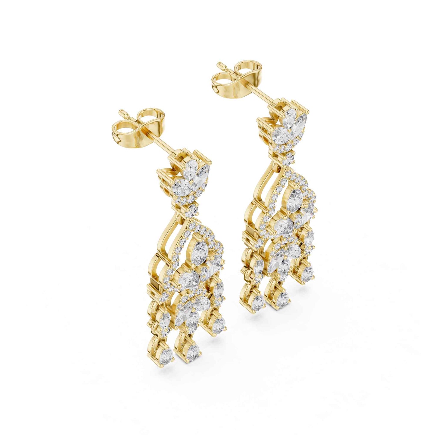 Imperial Chandelier Diamond Drop & Dangle Earrings