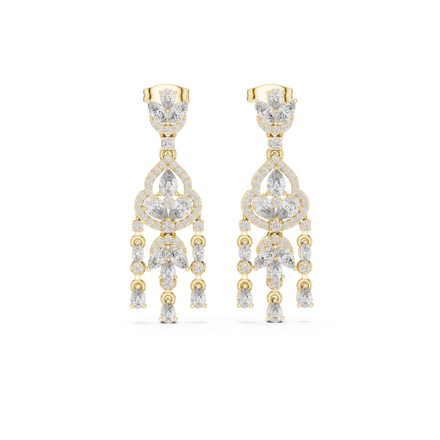 Imperial Chandelier Diamond Drop & Dangle Earrings